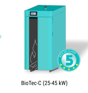 > Solid fuel boilers  BioTec-C (25-45 kW)          BOILER CLASS 