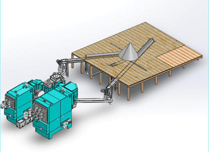 Different combination and control system flexibility allows to use they in medium and large facilities