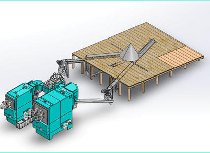 Different combination and control system flexibility allows to use they in medium and large facilities