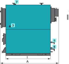 Solid fuel boilers EKO-CKS 150-380kW Technical specifications