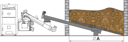 WOOD CHIP FEEDING SYSTEMS FROM A STORAGE- ROOM