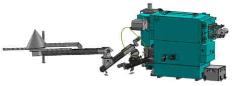 Wood chip feeding systems from a storage – room