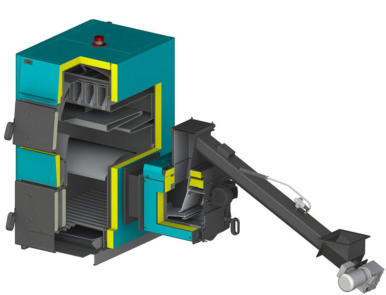 Wood chips boilers BIO-CK P Unit 25-100kW