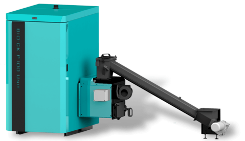 Wood chips boilers BIO-CK P Unit 25-100kW