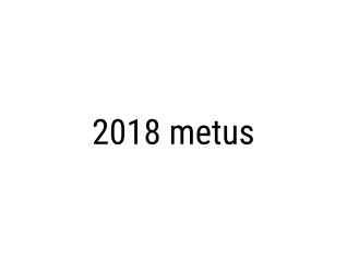 2018 metus