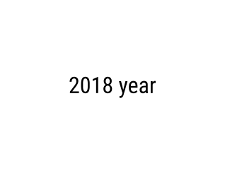 2018 year